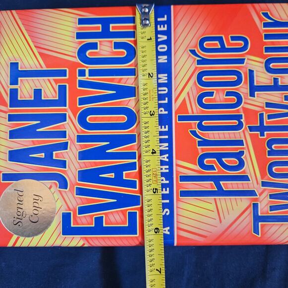 Hardcore Twenty Four A Stephanie Plum Novel By Janet Evanovich Signed - Picture 9 of 9